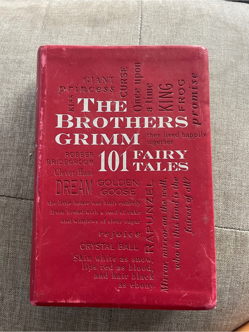 The Brothers Grimm 101 Fairy Tales Hardcover - Red